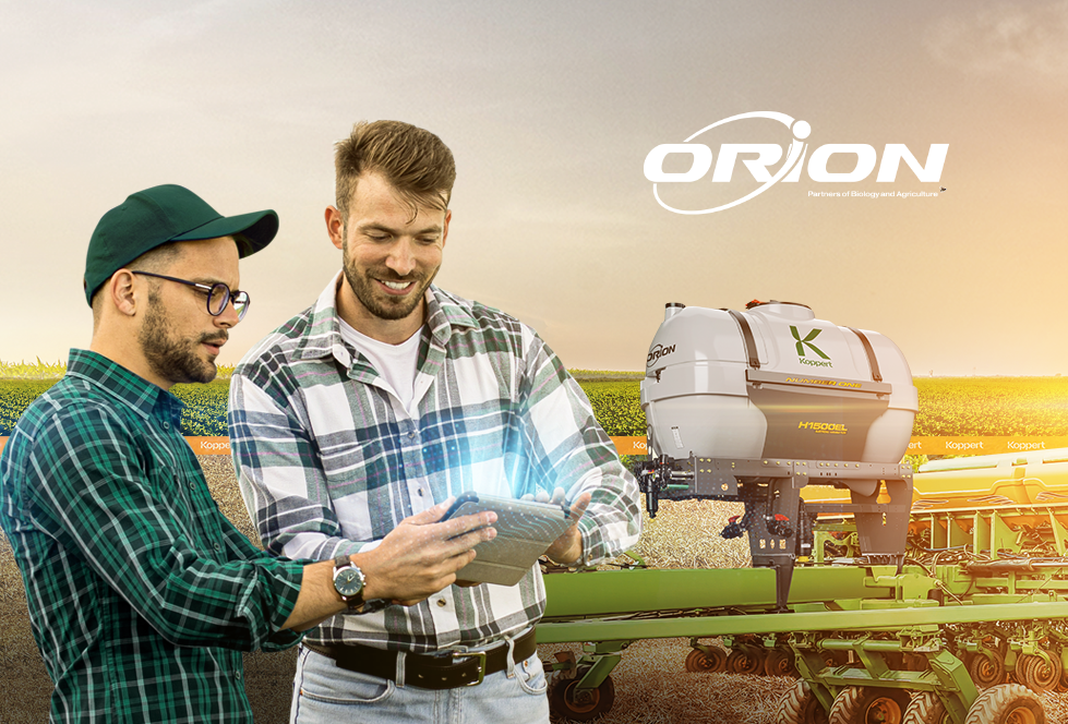 Koppert firma parceria com Orion para aplicação de insumos biológicos em sulco de plantio de grãos