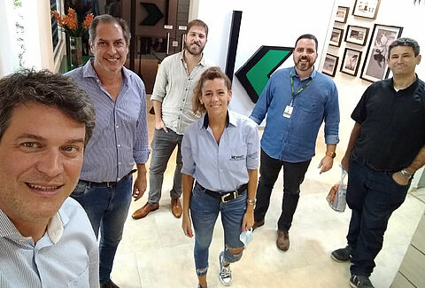 Colaboradores da Argentina visitam Koppert Brasil