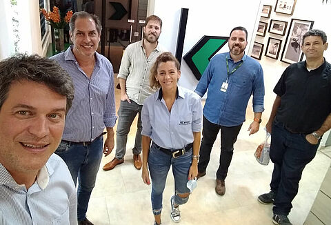 Colaboradores da Argentina visitam Koppert Brasil