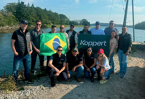 Koppert Brasil estiveram no Canadá para a viagem em parceria com a Acadian