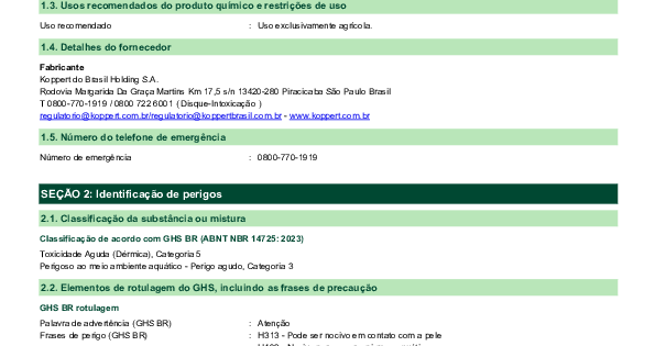 Trichodermil Super SC 1306 – FDS