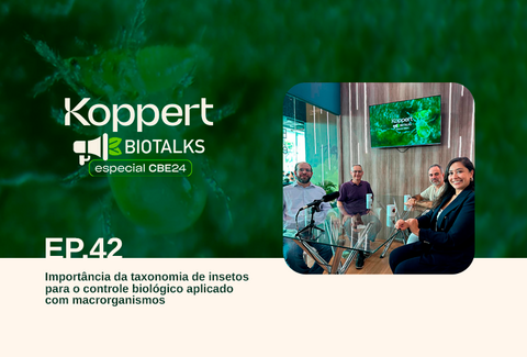 Ep. 42 Koppert Biotalks Edição CBE - Importância da taxonomia de insetos para o controle biológico aplicado com macrorganismos