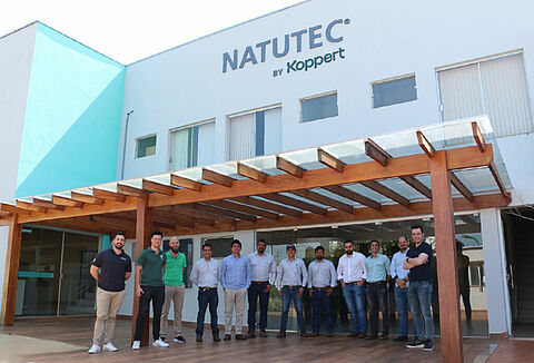 Equipe global da Natutec visita unidade brasileira