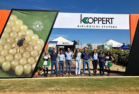 Koppert apresentou todo o seu portfólio na AgroBrasília