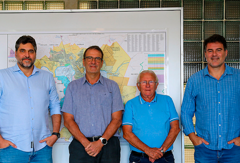 Koppert se reuniu com o prefeito de Piracicaba, Luciano Almeida