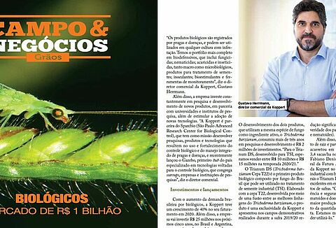 Controle biológico é tema da capa da revista Campo & Negócios