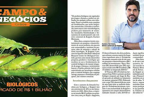 Controle biológico é tema da capa da revista Campo & Negócios