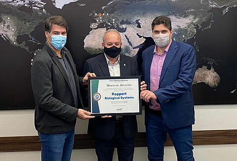 Koppert recebe moção de aplausos pelos 10 anos de atividades no Brasil