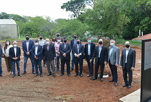 Cerimônia marca o lançamento da pedra fundamental do SPARCbio