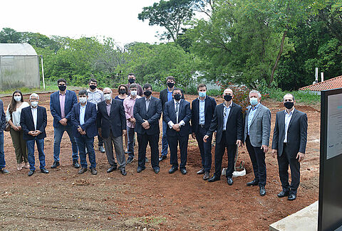 Cerimônia marca o lançamento da pedra fundamental do SPARCbio