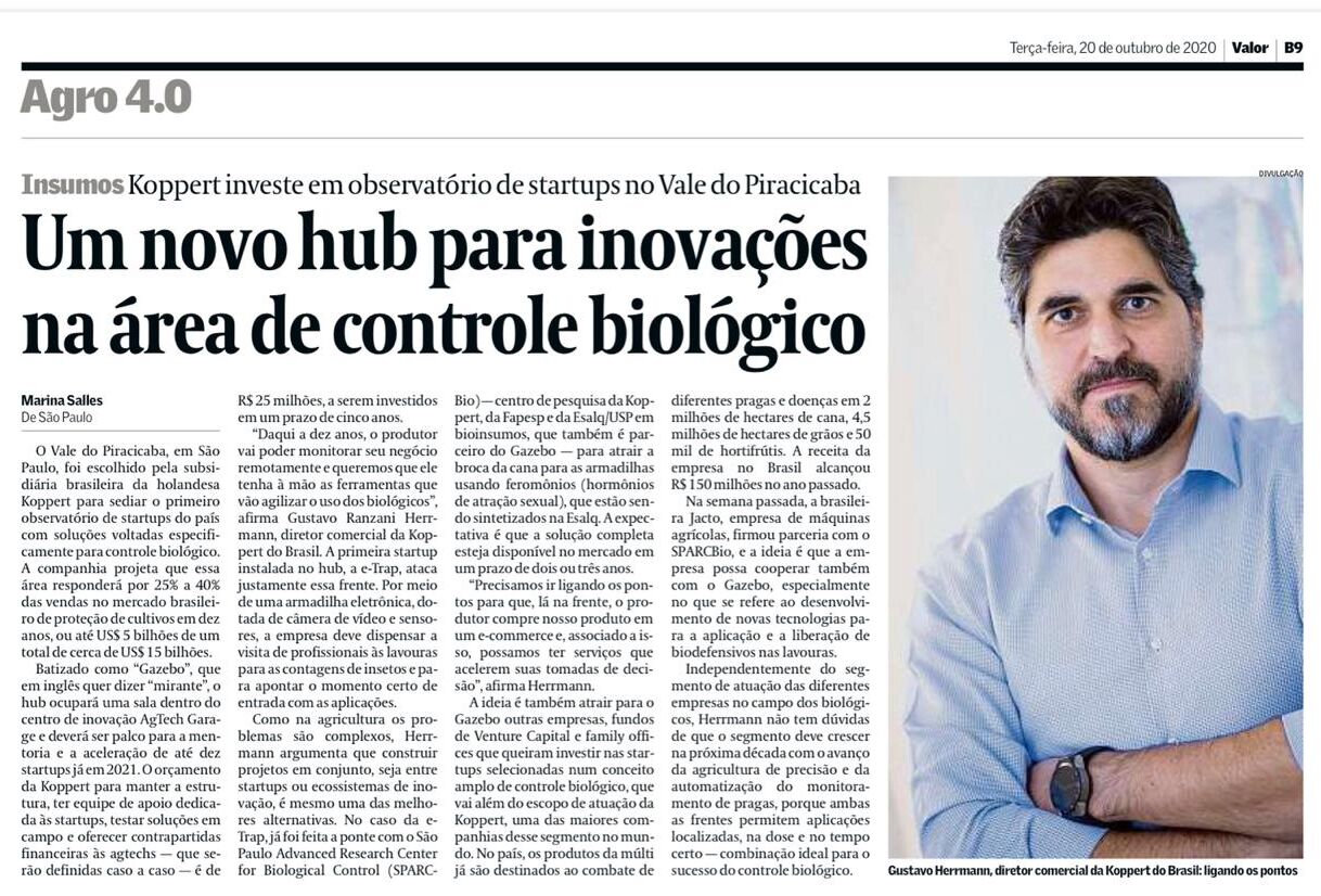 Koppert é destaque na imprensa nacional