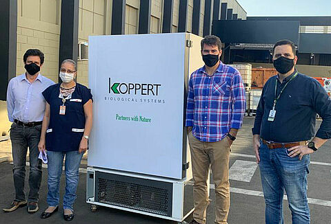 Koppert cede ultrafreezer para prefeitura de Piracicaba armazenar vacinas